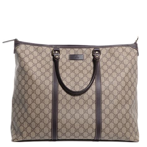 gucci canvas boat bag|gucci coated canvas tote.